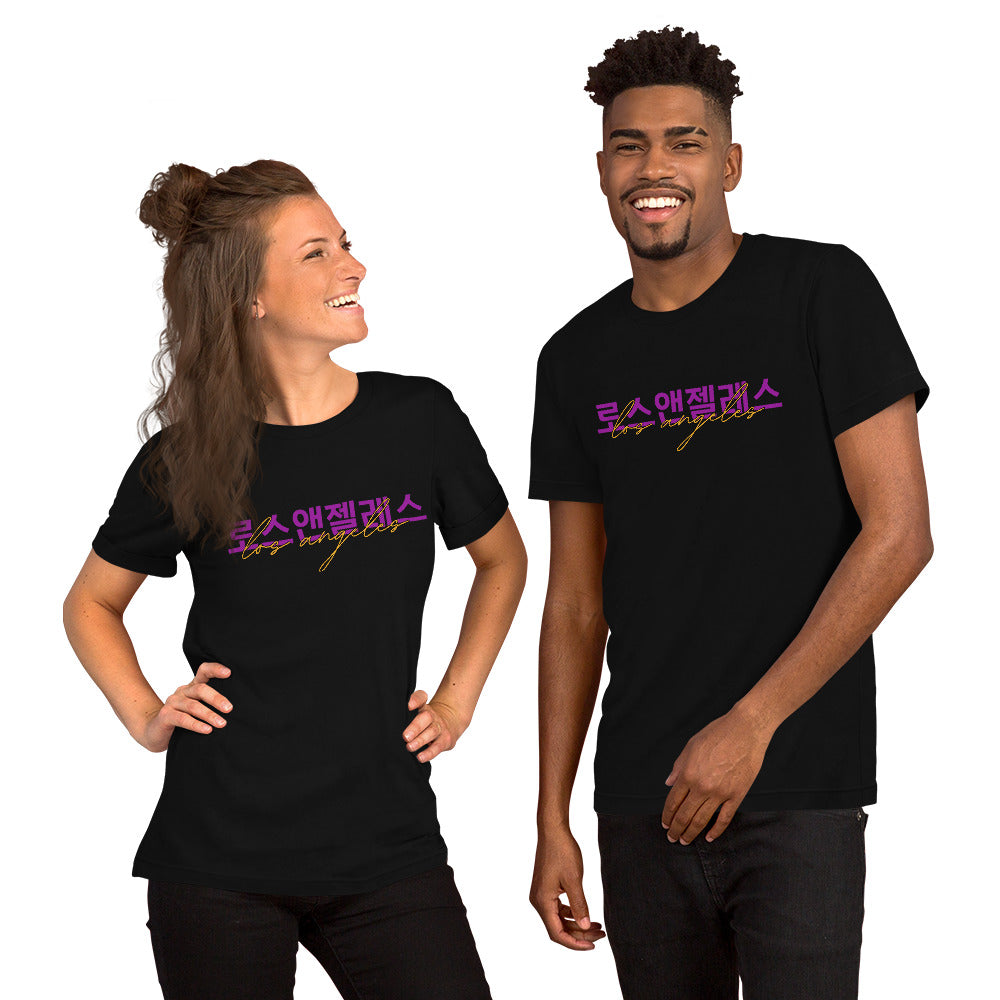 Los Angeles Hangul Graphic T-Shirt