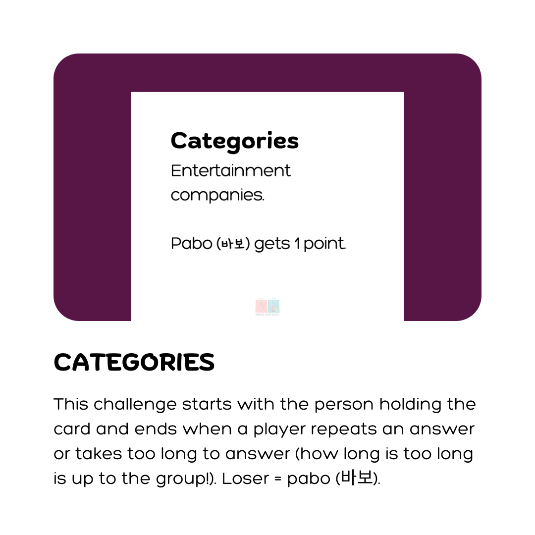 What's K-Popping?! A Printable K-Pop Card Game