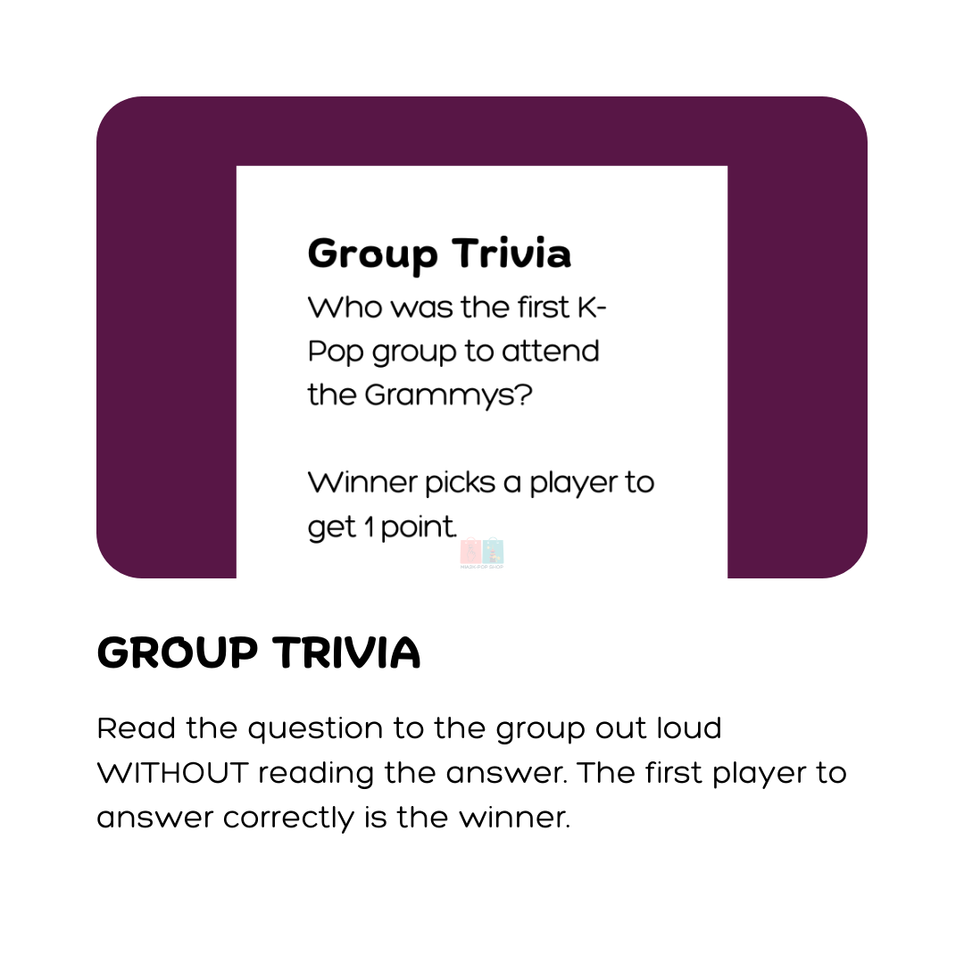 What's K-Popping?! A Printable K-Pop Card Game
