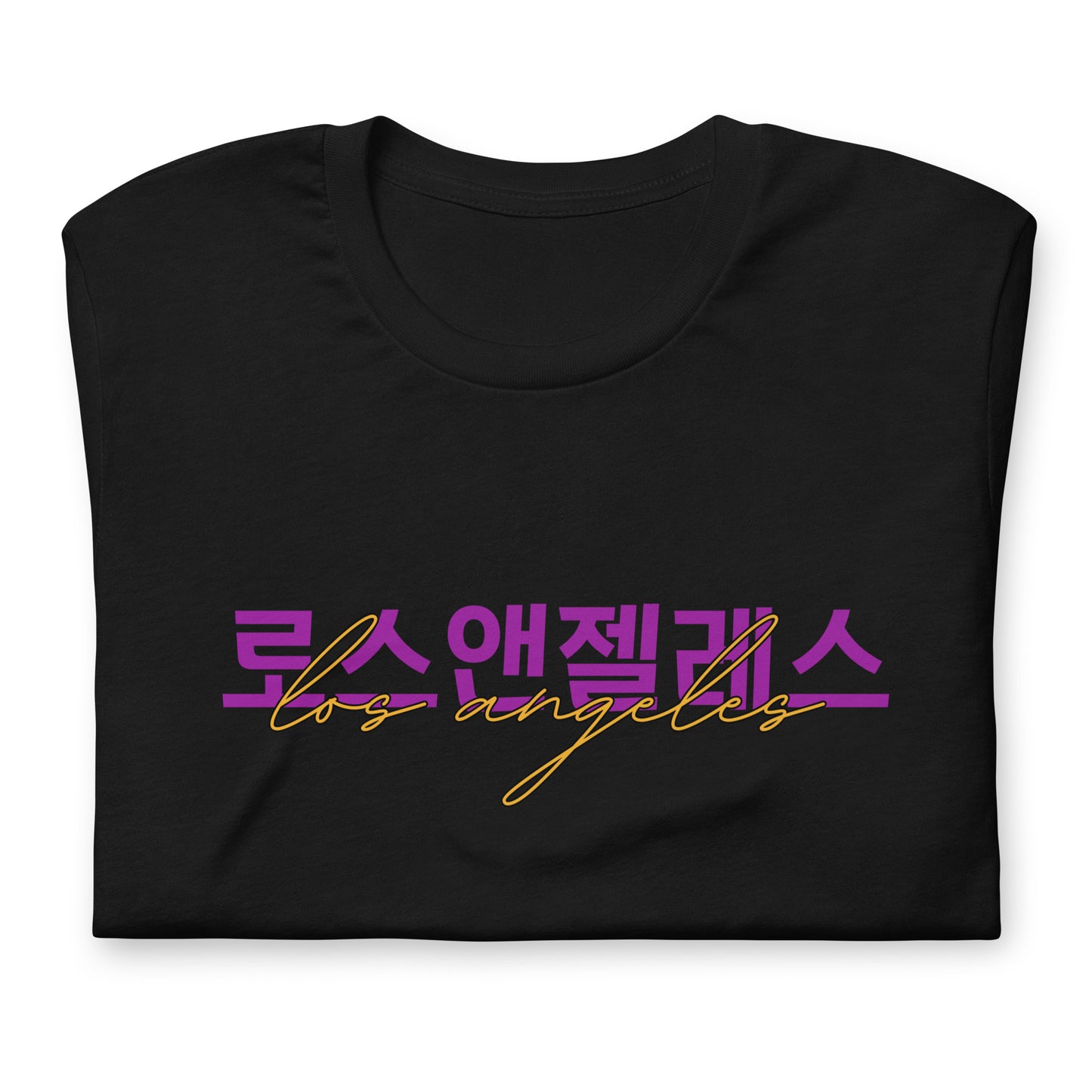 Los Angeles Hangul Graphic T-Shirt